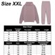 thumbnail image 2 of Conjunto de sudaderas deportivas para hombre, trajes de 2 piezas, trajes de chándal con capucha, chaqueta y pantalones deportivos informales (rosa), 2 of 5
