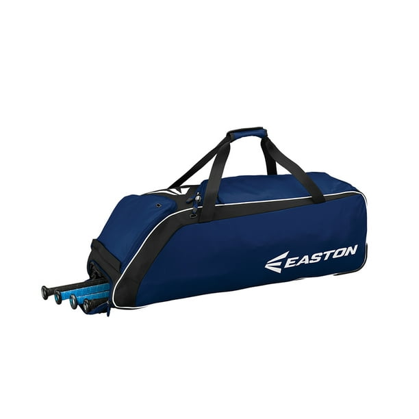 EASTON E510W Bat & Equipment Baseball / Softball Wheeled Bag, Navy