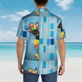 thumbnail image 6 of Goofa Prague Ratter Dog in Bathtub Hawaiian Shirt for Men, Unisex Summer Beach Casual Short Sleeve Button Down Shirts,Aloha Tropical Floral print shirt-Large, 6 of 9