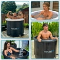 thumbnail image 3 of Explore Ice Bath Pro Max Très Grande Baignoire à Plongeon pour Athlètes contre le Froid, Noire, 3 of 12