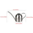 thumbnail image 2 of Mini maceta de riego para plantas de interior, regadera de acero inoxidable cepillado para oficina de niños, 500 ml kenally  HA3629-00B, 2 of 6