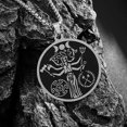 thumbnail image 2 of Retro Witch Moon Goddess Hecate Portrait Stainless Steel Pendant Necklace Women s Men s Greek Mythology Trendy Jewelry, 2 of 5