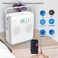 thumbnail image 4 of Reproductor de CD Portátil Multifuncional con Bluetooth, USB, Radio FM y Conversión CD a MP3 - Blanco, 4 of 6