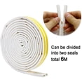 thumbnail image 2 of D-Profile Gasket Strip, Door and Window Caulk with Strong Adherence, Noise Insulation and Weather Protection, 6 Meters(White), 2 of 5