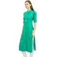 thumbnail image 2 of Phagun Mandarin Collar Kurti For Womens Ethnic India Tunic Top Ladies Rayon Kurta, 2 of 7