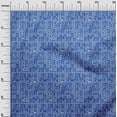 thumbnail image 2 of oneOone Viscose Chiffon Blue2 Fabric Geometric Tortoise & Face African Fabric For Sewing Printed Craft Fabric By The Yard 42 Inch Wide, 2 of 4