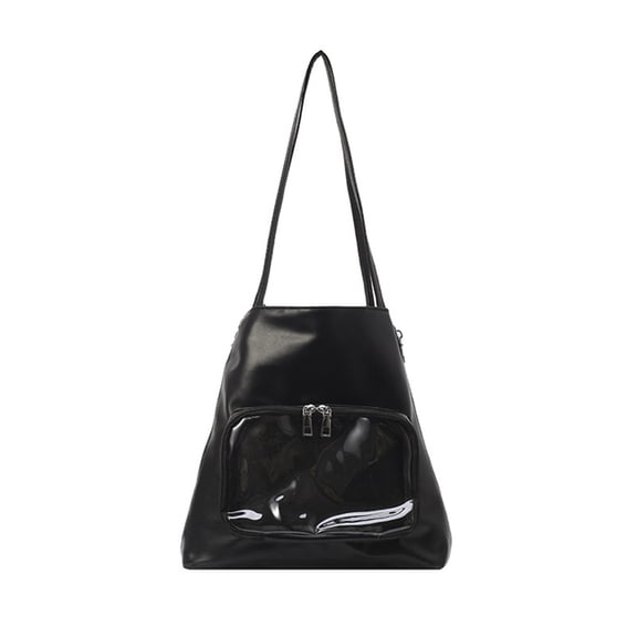 ROZYARD Shoulder Bag Itabag Clear Window for Pins Display Toted Bag Backpack
