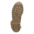 thumbnail image 4 of SUN STONE Womens Brown 1" Platform Buckle Accent Cushioned Orlenaa Round Toe Block Heel Lace-Up Winter 5 M, 4 of 4