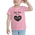 thumbnail image 3 of Mama Is My BESTIE Cute Toddler T Shirts for Boys Girls (Pink, Youth S), 3 of 5