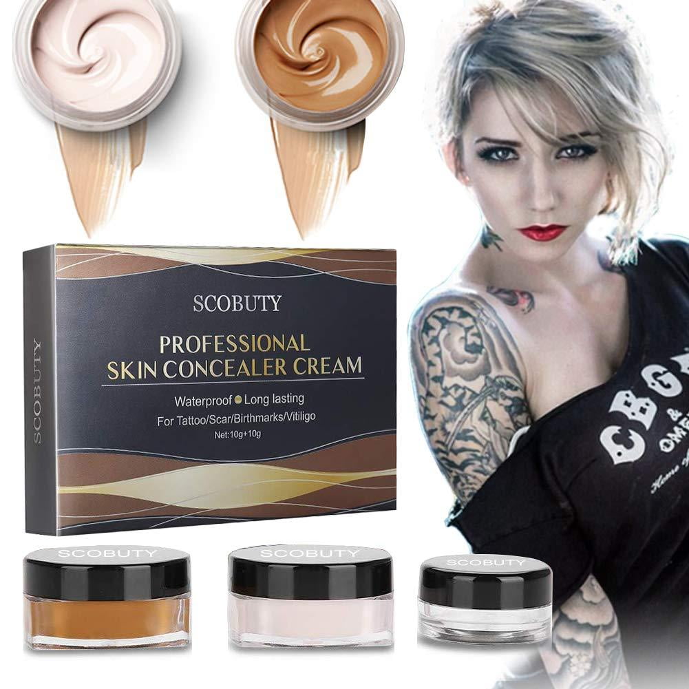 Concealer Cream,Tattoo Concealer,Concealer Set,Professional Waterproof 