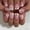 D, variant on 24PCS Short Square Press On Nails, Pink Glitter Base with White French Tip, Flower & Rhinestone Design, Natural Fit Glossy Fake Nails for Women, Daily Wear & Party Manicure, Salon & Home Use