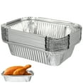 thumbnail image 1 of EASTIN 20 Pcs Aluminum Pans Food Containers Foil Trays Takeaway Containers Tin Foil Tray, 1 of 6