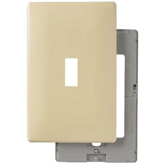 Pass & Seymour SWP1ICC10 1 Gang Toggle Switch Opening Wall Plate  Ivory