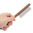 thumbnail image 3 of Pet Grooming Self Cleaning Slicker Brush Pet Comb Pet Short Teeth Comb Pet Grooming Tools Pet Open Knot Comb, 3 of 8