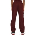 thumbnail image 2 of Vibes Big Boys Fleece Cargo Sweatpants Burgundy Male Size X-Large, 2 of 5
