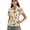 Western Cowboy Horse & Cactus Pattern, variant on Whosucclay Breathable Golf Polo Tops, Sunflower Notes Pattern Polyester Casual Sports 1/4 Zip Polo Shirts for Tennis Gym Outdoor Sports Size Medium