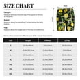 thumbnail image 4 of Kdxio Lemon Fruits Flowers Leaves Print Mens Sleep Shorts Bottoms Soft Comfy Pajama Wear Pants with Drawstring Pockets, 4 of 7
