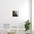 thumbnail image 2 of Stupell Industries The Kitchen Maid Johannes Vermeer Classical Painting Painting Black Framed Art Print Wall Art, Design by one1000paintings, 2 of 5