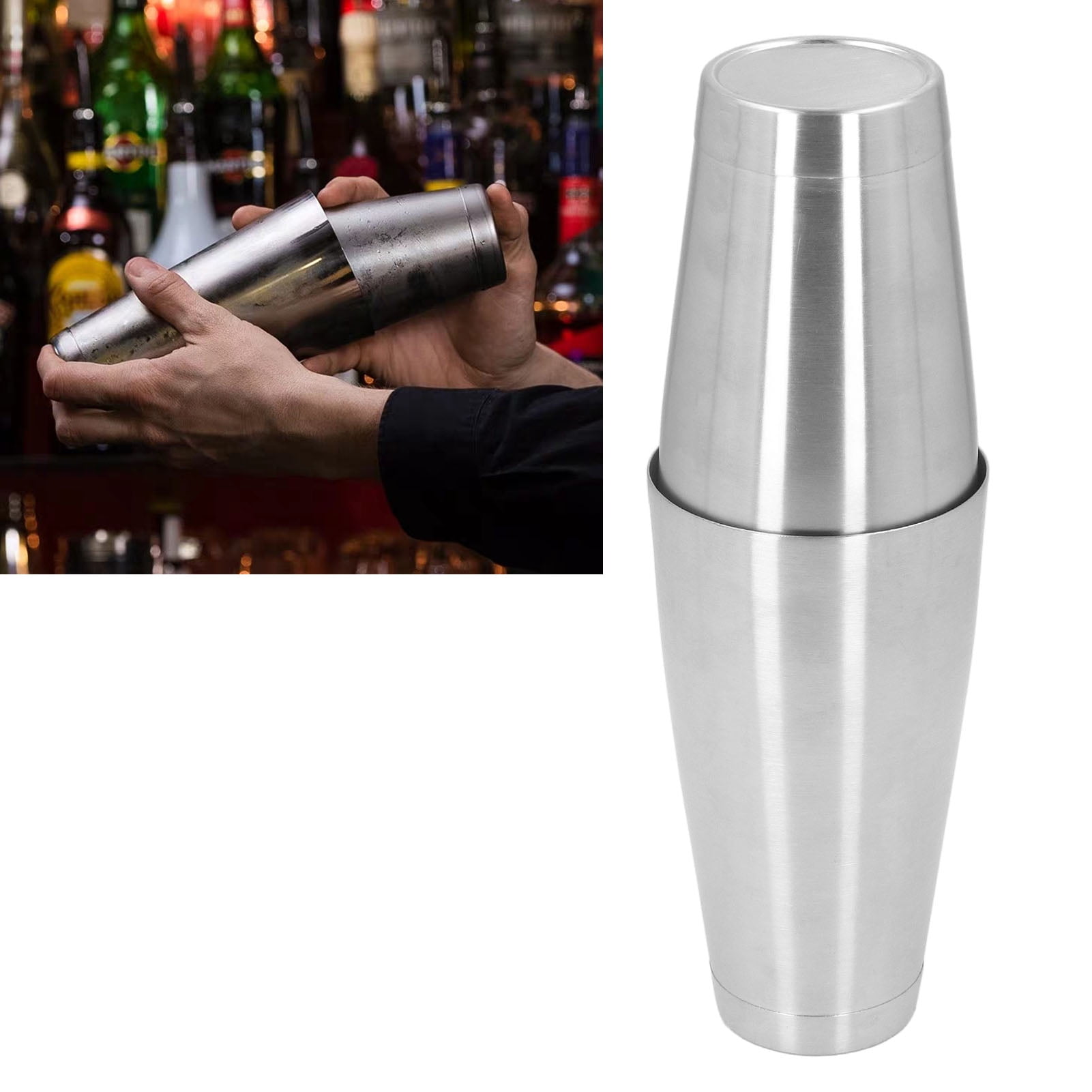 FAGINEY Cocktail Shaker Cup, Drink Shaker Polishing Process For Bar