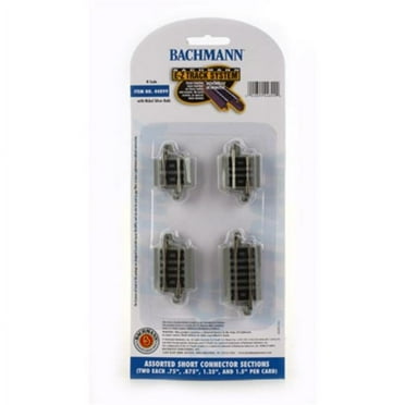 Bachmann 44899 N Assorted Short Connecting Sections w/Nickel Silver Rail