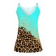 thumbnail image 4 of ICHUANYI Clearance Women's Summer Casual Sleeveless Blouse V Neck Tops T-Shirt Vest For Women(Mint Green, S) ICHUANYI WER2023081206784, 4 of 5