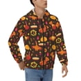 thumbnail image 4 of Zip Up Hoodies for Men - Thanksgiving Turkey Long Sleeve Comfrt Men'S Fashion Hoodies & Sweatshirts, Jackets for Men Hoodies Pullover Clothing Clothes with Pouch, 4 of 5