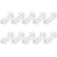 thumbnail image 1 of 10PC Cable Clips Self Adhesive Cord Organizer Plastics Clamps Cable Management USB Cable Holder Wire Organizer Desk Wall Cable Fixed Finishing Hooks for Car Home Office (Clear), 1 of 5