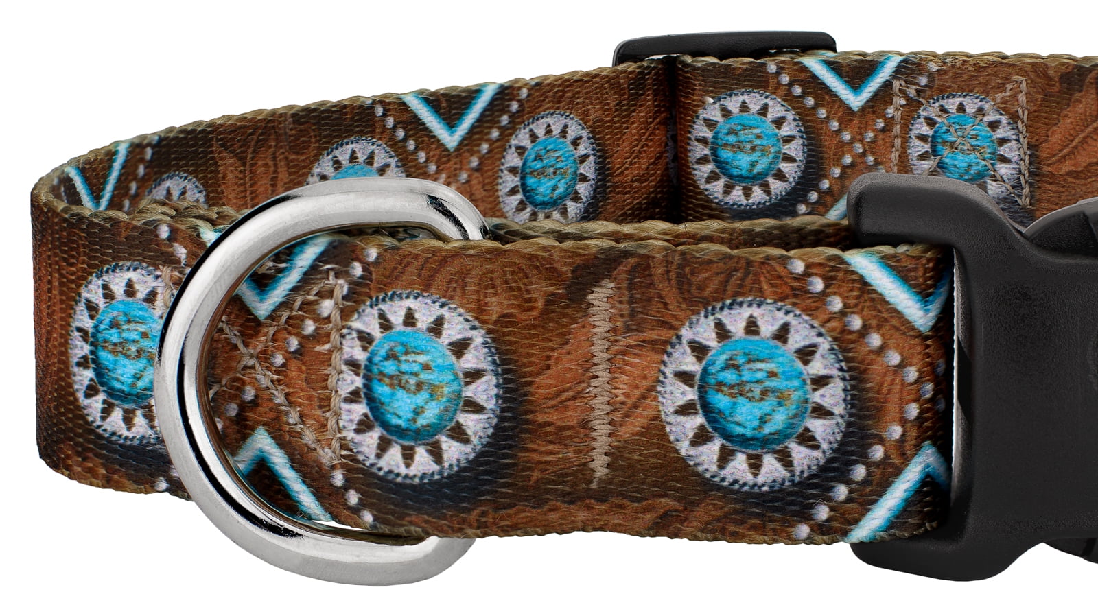 Country Brook Petz® Saddle Up Everyday Dog Collar and Leash, Medium