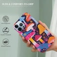 thumbnail image 2 of COMIO  Impact iPhone 14 Case [4X Military Grade Drop Tested / 8.2ft Drop Protection/Compatible with Magsafe] - Magic Mushrooms - Bubblegum, 2 of 4