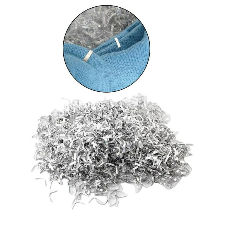 10000pcs Socks Packing Clip Clamp Tidy Sock Snaps Fixed Holder Tools - Silver, 2.5cm 71031943