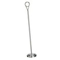 thumbnail image 1 of destyer Porte-Signe Porte-Cartes Porte-Table en Acier Inoxydable pour Hôtel Argenté 40cm, 1 of 9