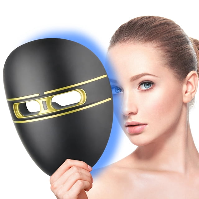 Mascarilla facial LED Light Therapy F FIWENE recargable rojo azul