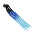 thumbnail image 3 of Casco Soledad Casco con Ventosa Motocicleta azul Trenzas de casco hechas a mano, 3 of 10