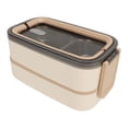 thumbnail image 2 of ZPSHYD Boîte à Déjeuner En Acier Inoxydable Avec Poignée, Boîte à Bento Cloisonnée à Double Couche, Anti-fuite, Récipient à Repas Portable Pour le Bureau, L'école, les Pique-niques, 2 of 14