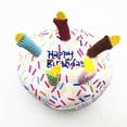 thumbnail image 5 of Dog Pet Toy Celebration Plush Birthday Stuffed Squeaky Chew Play Toy Cake Bone, 5 of 6