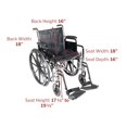 thumbnail image 6 of McKesson Wheelchair, Swing Away Foot Leg Rest, 300 lbs Weight Capacity, 1 Ct, 6 of 6