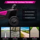 thumbnail image 5 of Coche eléctrico infantil UTV Can-Am con control remoto - Asiento grandeza tamaño - Luces LED - Suspensión de resorte - Música - 12V - Para niños y niñas - Vehículo de juguete biplaza - Color rose Red, 5 of 7