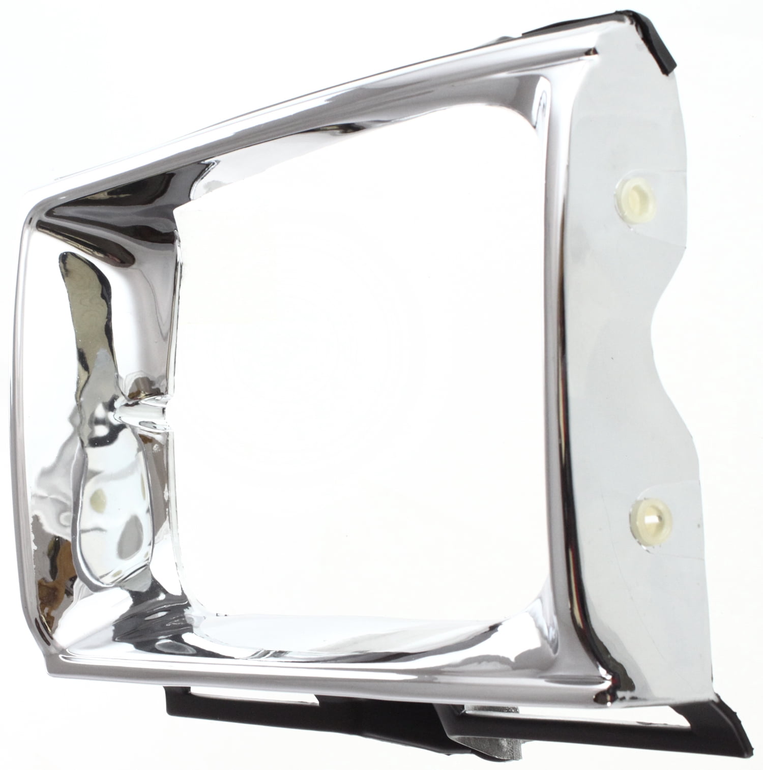 Replacement 3409 Headlight Door Compatible For 1989-1991 Toyota Pickup Left Driver Chrome