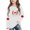 White, variant on ITSAME Long Sleeve T-Shirts for Girls, Cotton Crewneck Fashion Print Kids Casual Comfortable Pullover Tee Black Size 5T