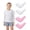 2 White + 2 Pink, variant on VNLEXMC 4/6 Pairs Arm Sleeves for Kids – Sun Protection Cooling Compression Sleeves for Boys,Girls & Youth,Sports,Gardening