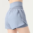 thumbnail image 4 of Feimerou Running Shorts for Women with Liner High Waisted Tummy Control Athletic Shorts Gym Workout Shorts Zipper Pockets S-4xl, 4 of 5
