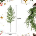 thumbnail image 2 of 15Pcs/30Pcs Artificial Pine Sprigs Faux Greenery Stems Pine Picks Plastic Christmas Decor - DIY Holiday Accessories, 14X4Inch, 2 of 7