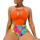 thumbnail image 4 of Gibobby Trajes de Baño para Mujer Las mujeres tiran a Bikini Hollow Sexy Fashion Swimsuit Uno Pieza de ropa de baño Swimwears(Multicolor,CH), 4 of 5