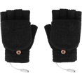 thumbnail image 1 of Laptop Mujeres Hombres Manopla Térmica Usb Dedo Completo Y Medio Dedo Guantes De Mano De Punto Cálido De Invierno Mitones Guantes De Invierno A La Moda Para (color : A), 1 of 5