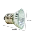 thumbnail image 3 of Greeniant Lámpara de calefacción portátil para reptiles, lámparas solares de espectro completo, Control de temperatura, luz cálida Iluminación del hábitat del terrario 25W, 3 of 5