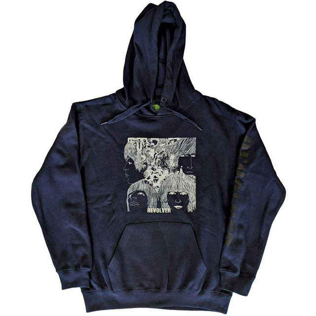 The Beatles Unisex Pullover Hoodie Sweatshirt Reverse Revolver (Sleeve Print)