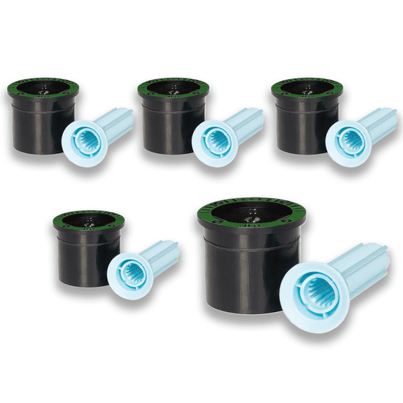 (5) Rain Bird 8H MPR Sprinkler Nozzles 1800 Series Head 8' Half-Circle (180°)