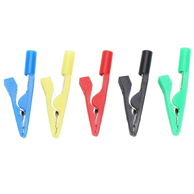 Pince de Test Isolée, Pièces d'Équipement de Test de Cric de Queue U16 2mm Clip Crocodilien Multifonctionnel