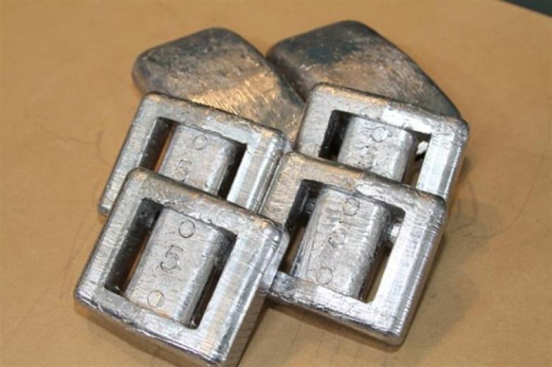 Uncoated Scuba Divers Lead Weight Packages 40lbs (2x10lb, 4x5lb)