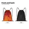 thumbnail image 5 of Easygdp Autumn Leaf Drawstring Backpack, Beach Sackpack, Travel Sackpack Lightweight for Sports, Gym, Travel, Swimming - Medium, 5 of 9